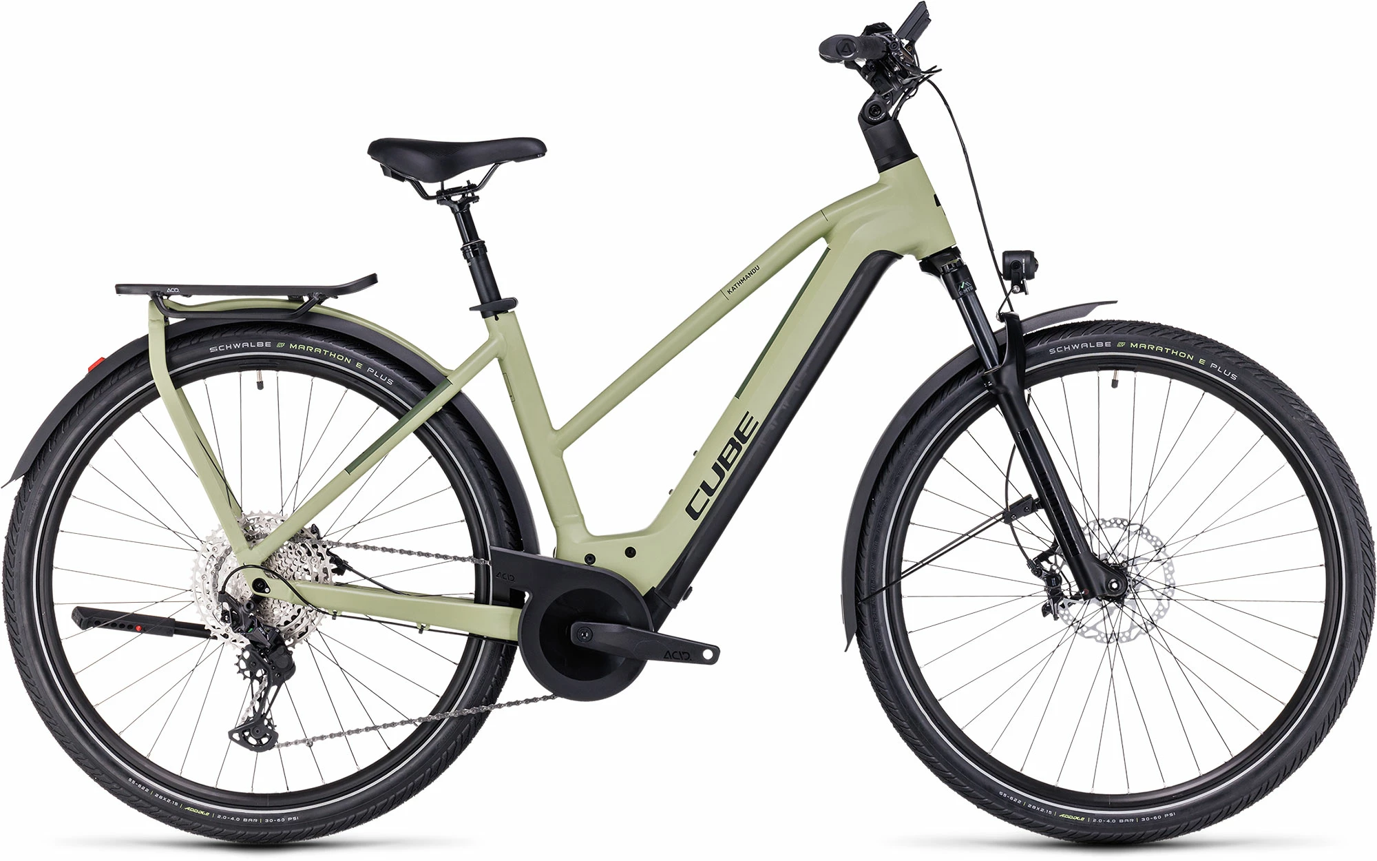 Cube Kathmandu Hybrid SLX 750 Lady Green´n´olive 3 Cube Kathmandu Hybrid SLX 750 Lady Green´n´olive
