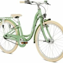 Puky Vélo Enfant Skyride 24-7 Classic -Vélo Soldes Puky Skyride 24 7 Classic Kinderfahrrad Retro Green 4015731048210 1