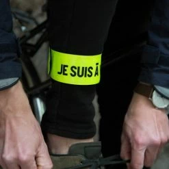 Brassard Réfléchissant Vélo - JE SUIS À VÉLO -Vélo Soldes brassard reflechissant je suis a velo 2