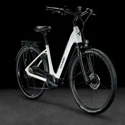 Cube Supreme Sport Hybrid ONE 500 Easy Entry White'n'black -Vélo Soldes cube 632351 20119232 Supreme Sport Hybrid ONE 500 Easy Entry white n black 2