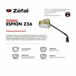 Rétroviseur Vélo Espion Z56 - Zéfal 9 Rétroviseur Vélo Espion Z56 - Zéfal -Vélo Soldes retroviseur velo espion z56 zefal 3
